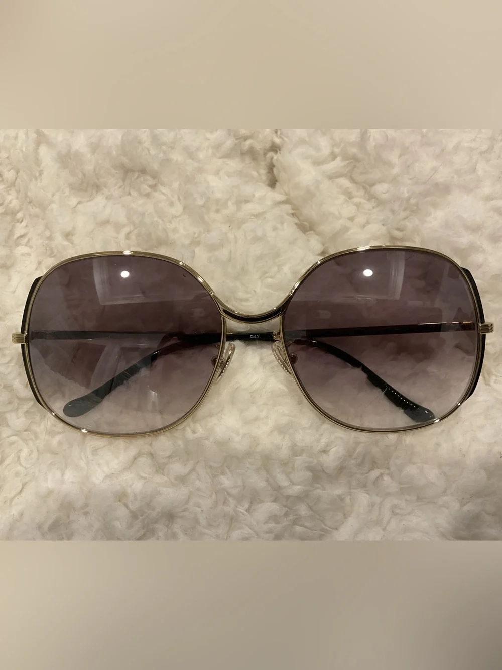 Cutler And Gross Women’s Retro Gold Sunglasses